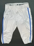 Adidas, Icon Pro, Knicker Baseball Pants Gray Royal Piped. Youth Medium. Fixed Price $11.99.