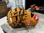 Rawlings Heart Of The Hide First Base Mitt Glove Protdctt Tan Brown 13" Lht. Fixed Price $275.00.