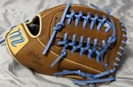 Marucci 11.75 Type Oxbow Series Glove-rht-adult-tan/blue-brand New/tags. Fixed Price $105.00.