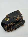 12" Wilson A1840 Pro Baseball Mitt Glove Rht Dual Hinge Aztec Leather Black. Fixed Price $23.00.