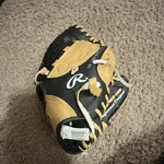 Rawlings Player Series PL100BC Inch Leather Baseball Glove Black Yellow. Fixed Price $12.98.