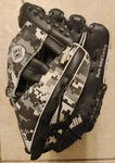 Franklin 22839L 1/2 " Youth Baseball T-ball Glove Fits Left Hand Black Camo. Fixed Price $11.22.