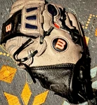 Wilson Ez Catch A125 12.5" Left Hand Throw Leather Glove Mlb Gray/black. Fixed Price $21.00.