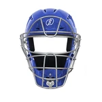 FORCE3 Hockey Style Defender Mask Baseball Catcher's Helmet Royal Silver Youth. Fixed Price $299.95.