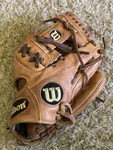 Wilson A2000 DP15 Gm Dustin Pedroia Game Spec Baseball Glove 11.5" Rht Pro Stock. Fixed Price $190.00.
