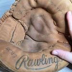 Vintage Rawlings RCM7 Mike Piazza Leather Catchers Mitt Glove Rht 35". Fixed Price $39.99.
