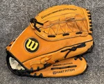 Wilson A0450 FP12 Fast Pitch Softball Glove Rht Orange Leather. Fixed Price $14.44.