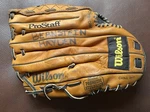 Wilson Prostaff 13 Brown Leather Baseball Glove A1854PS6. Fixed Price $11.00.