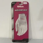 Wilson Advantage Small Ladies Leather Golf Glove White/pink Letters Left Hand. Fixed Price $14.44.