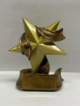 Decade CM-98174 5" Gold Superstar Recognition Engravable. Fixed Price $11.66.