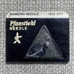 Pfanstiehl 606-D7C Diamond Stylus/needle Replaces Pickering D4507-AC; D-100 Nos. Fixed Price $35.99.