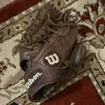 Wilson A950 Brown Leather Baseball Glove,glove Goes Onto Left, Laced Web. Fixed Price $43.95.
