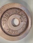 10LB Copper Weight Plate Hand Cast Pure 999 Barbell Standard Replica. Fixed Price $279.99.