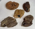 Vintage Lot Of 5 Usa Leather Baseball Gloves Regent Wilson Macgregor Rawlings. Fixed Price $49.99.