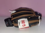 Franklin 4809 1/2" Baseball Catching Mitt Tee Glove Black & Brown Nwt. Fixed Price $13.00.
