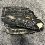Wilson Optima Gold A9836 Softball Glove 13" Rht Black Leather Dual Hinge Web. Fixed Price $34.99.