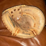 Vintage Andia Leather Baseball Catchers Mitt Glove. Fixed Price $24.99.