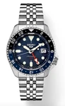 Seiko 5 Sports Gmt Blue Black Dial "batman" Automatic SSK003 Steel Men Watch. Fixed Price $450.00.