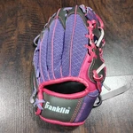Franklin Mesh Tek Baseball Glove Girls Rht Youth Size 9 1/2" 22867 Pink Purple. Fixed Price $17.00.