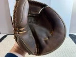 Rawlings MJ77 Johnny Bench Baseball Catchers Mitt Professional Deep Well 32"-33". Fixed Price $43.19.