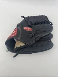 Rawlings Black Baseball Glove 12" Trap-eze Model GG1200TB Gold Gamer Rht. Fixed Price $74.99.