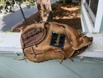 Nokona Field Rite-tan Leather Left Hand Throw First Baseball Glove.size 12". Fixed Price $87.45.