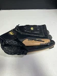 Wilson Elite A2444 14" Right Hand Throw Rht Black Brown Leather Softball Glove. Fixed Price $19.99.