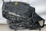 Wilson A2256 Deion Sanders Model Left Hand Throw Baseball Glove Black. Fixed Price $24.99.