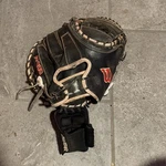 Wilson A2000 Catcher's Mitt Black, Pro Stock M1D, 33.5. Fixed Price $160.00.