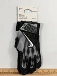 Nike Alpha Elite Baseball Batting Gloves Dri-fit Men's Size Large Black Silver. Fixed Price $25.21.