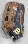 Wilson A2000 SP14SS Pro Stock 14" Black Tan Leather Softball Mitt Glove Rht. Fixed Price $279.00.