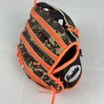 Franklin Sports Digitek 9.5" Youth Baseball Glove Digital Camo Orange Laces. Fixed Price $12.99.