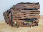 Wilson A0907 3X135 Rustic Leather 13.5" 1/2" Softball Glove Lht. Fixed Price $34.99.