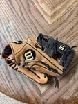 Wilson A2000 12" Lht Baseball Glove Pro Stock Dual-welting Leather Brown/black. Fixed Price $149.00.