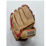 Hutch P200 Top Grain Leather Baseball Glove Brown Red Laces Left Hand Throw. Fixed Price $17.98.