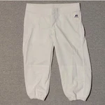 Russell Knicker Softball Pants Women's Misses Medium White Low Rise Pockets. Fixed Price $14.95.