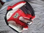 Franklin Sports Air Tech Glove 8.5 Right Hand Thrower Red White Youth Tee Ball. Fixed Price $6.29.