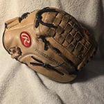 Rawlings Glove Mitt 12-1/2 Inch Basket Web LH125 Flexloop Fastback Model. Fixed Price $24.95.