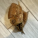 Wilson A2454 11.25" Brown Leather Baseball Glove Left Hand Throw Padded Vintage. Fixed Price $25.00.