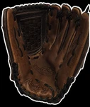 Rawlings RBG36TBR 12.5" Rht Baseball Glove Mitt Full Grain Leather, Brown. Fixed Price $45.00.