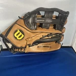 Wilson A730 Ecco Leather Softball Glove 13" Right Hand Throw Black Brown. Fixed Price $21.24.