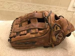 Mizuno Usa MCL-7001 12.75 Double Bar Baseball Softball Glove Left Hand Throw. Fixed Price $125.00.