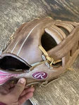 Rawlings RSG7 Touch Edge-u-cated Heel Leather Softball Baseball Glove Rht. Fixed Price $44.00.
