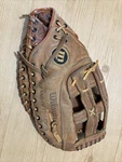 Wilson A9884 Softball Glove Brown Leather Big Scoop Snap Action. Fixed Price $55.00.