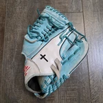 44 Pro Baseball Glove Signature Series Handcrafted 11.25 Rh Throw Blue White. Fixed Price $52.50.