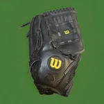 Wilson A2444 Black Elite 14" Softball Glove Oversized Pocket Lht Euc. Fixed Price $39.99.