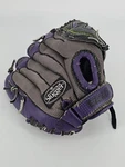 Louisville Slugger Diva Series 11" Girls Softball Glove Purple Grey Rht DV14-HU. Fixed Price $25.00.