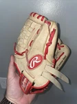 Rawlings Sure Catch Bryce Harper Model Glove Red/beige Rht MPL100BHC Youth. Fixed Price $20.00.