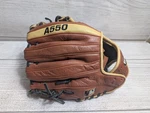 Wilson A550 A05RB20011 11" Baseball Glove Brownleather Right Hand Throw Rht Used. Fixed Price $35.95.