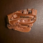Wilson A2180 Youth Brown Leather 5 Finger Snap Action Baseball Glove. Fixed Price $20.00.